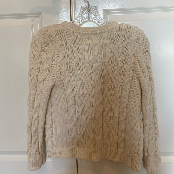 Abercrombie & Fitch Cream Knit Cardigan - Picture 2 of 3